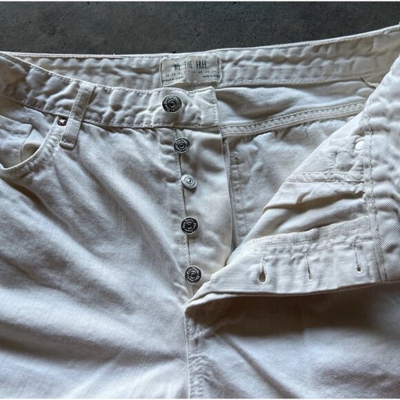 We the Free Flare Pull ON Pants Women’s Size 27 Cream White Travel - Picture 13 of 16